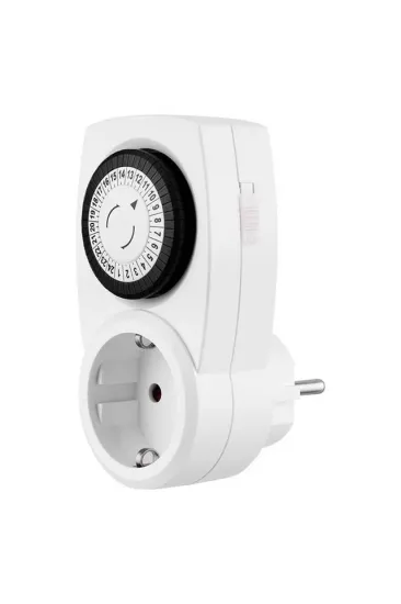 Horoz Timer-1 3500w Mekanik Günlük Zaman Ayarlı Priz Horoz Timer-1 3500w Mekanik Günlük Zaman Ayarlı Priz