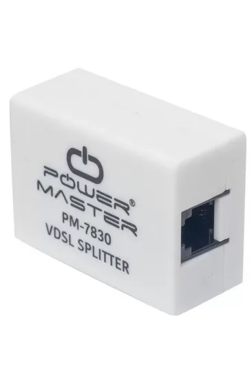 Powermaster Adsl Vdsl Splitter Kablosuz Filtreli Pm-7830 Powermaster Adsl Vdsl Splitter Kablosuz Filtreli Pm-7830