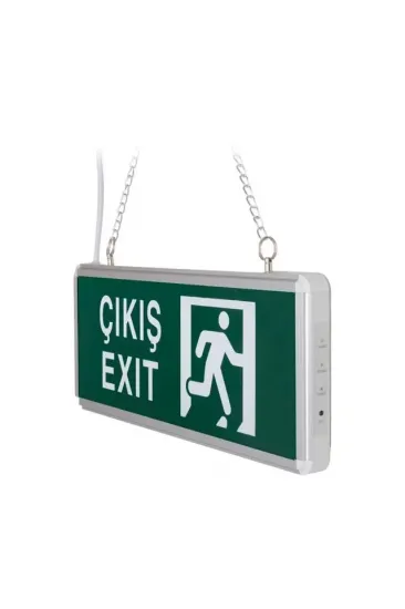Zmr Zmr-670/y.00 3w Tek Yön Acil Çıkış Yönlendirme Tabelası - Lambası (38x30x36mm)