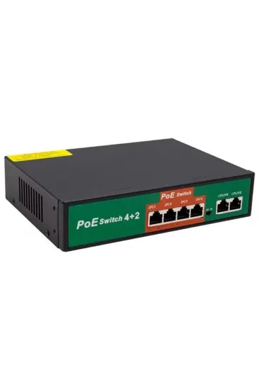 Powermaster Poe4+2 72w 10/100 Mbps Poe Ethernet Switch