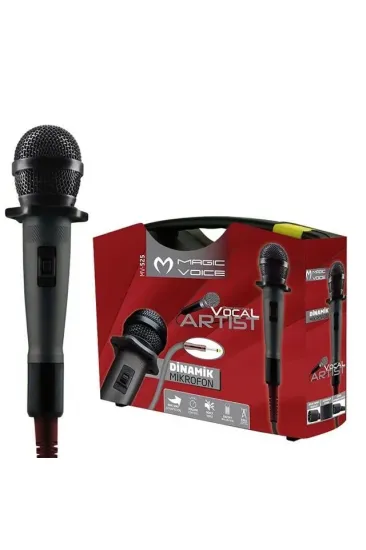 Magicvoice Mv-525 Dinamik Profesyonel 4.5 Metre Kablolu El Mikrofonu