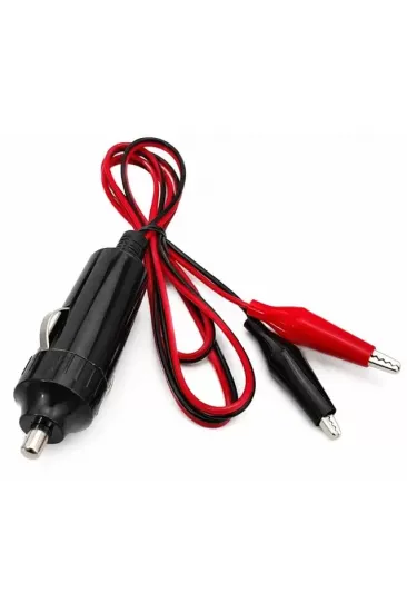 Powermaster Pm-7799 Krokodil Uçlu Araç Çakmak Fişi 1 Metre Kablolu