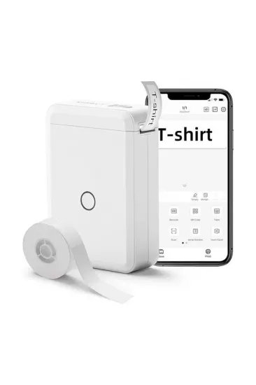 Powermaster Pm-20343 Kablosuz Taşınabilir Bluetooth'lu Etiket Makinesi