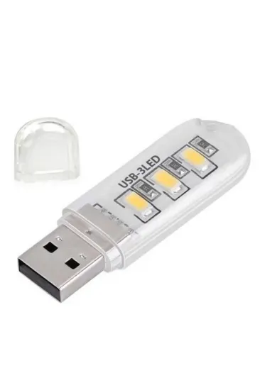 Powermaster Pm-34390 Flash Bellek Görünümlü Taşınabilir 3 Led Beyaz Işık Usb Gece Lambası Powermaster Pm-34390 Flash Bellek Görünümlü Taşınabilir 3 Led Beyaz Işık Usb Gece Lambası