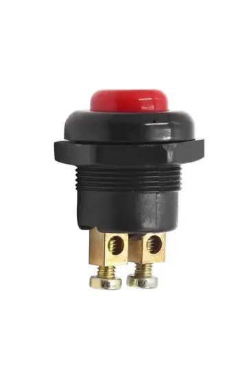 Powermaster Ic-180a-1 22mm Plastik 2p Marş Korna Butonu Kırmızı Powermaster Ic-180a-1 22mm Plastik 2p Marş Korna Butonu Kırmızı