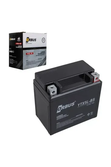 Orbus Ytx5l-bs 12v 5a Motosiklet Aküsü (114 X 70 X 106 Mm) (1.8kg) Orbus Ytx5l-bs 12v 5a Motosiklet Aküsü (114 X 70 X 106 Mm) (1.8kg)
