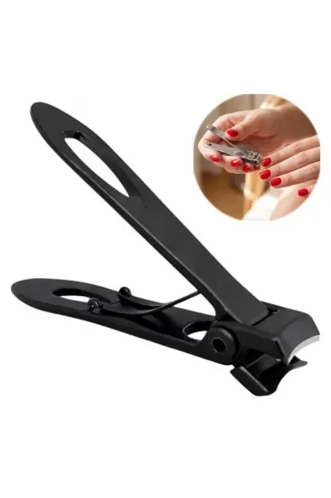 Sunup Sn-29305 Profesyonel Ergonomik El Tırnak Makası 70mm Paslanmaz Çelik Siyah Mat Renk Sunup Sn-29305 Profesyonel Ergonomik El Tırnak Makası 70mm Paslanmaz Çelik Siyah Mat Renk