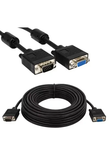 Narita Hd15p Erkek/dişi 15 Pin 30 Metre Vga Görüntü Uzatma Kablosu