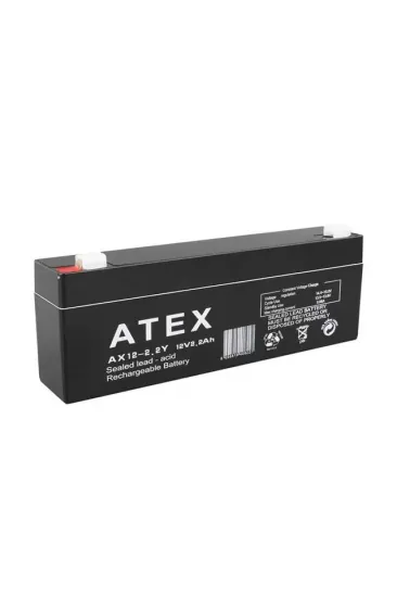 Atex 12 Volt 2 Amper Yatık Uzun Akü (178x34x60 Mm) Atex 12 Volt 2 Amper Yatık Uzun Akü (178x34x60 Mm)