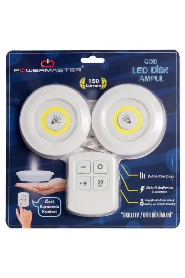 Powermaster Cob Led Kabin Ampul Kumandalı Powermaster Cob Led Kabin Ampul Kumandalı