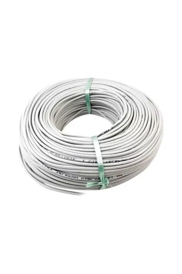 Powermaster 3 Telli 1 Hat 1 Çift 100 Metre Telefon Hat Kablosu (1*2+1*0.50)
