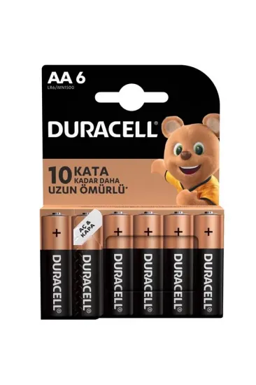 Duracell Basic İnce Aa Kalem Pil 6'lı