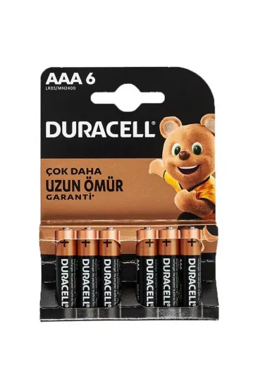 Duracell Basic İnce Aaa Kalem Pil 6'lı