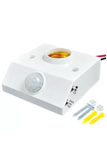 Ledx Dy-102 Abs 360 Pır Hareket Sensörlü E27 Duy Aparatı