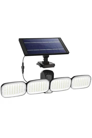 Powermaster 6 Volt - 3 Watt Solar Panelli Hareket Sensörlü 200 Smd Ledli Lamba Pm-8048