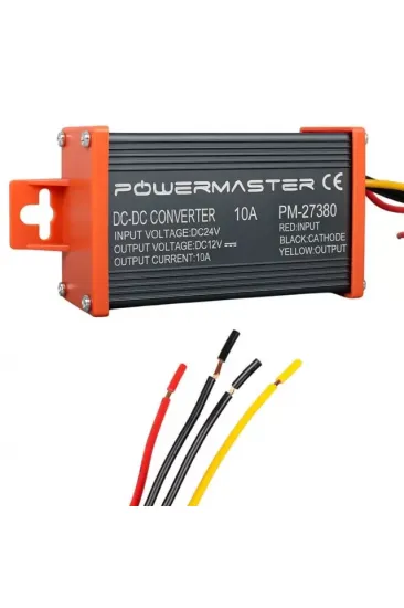 Powermaster Pm-27380 24v Dc 12v Dc 10 Amper Oto Konvertör