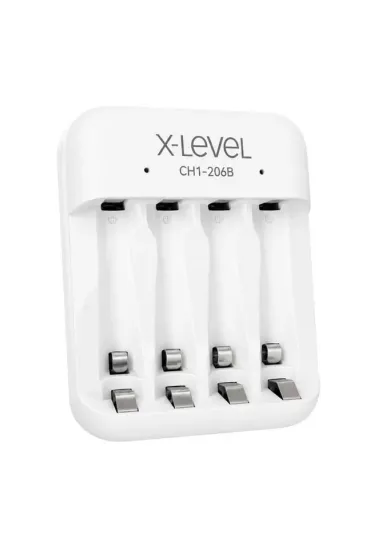 X-level Ch1-206b 4 Yuvalı Usb-c Girişli Akıllı Aa/aaa Ni-mh Hızlı Pil Şarj Cihazı X-level Ch1-206b 4 Yuvalı Usb-c Girişli Akıllı Aa/aaa Ni-mh Hızlı Pil Şarj Cihazı
