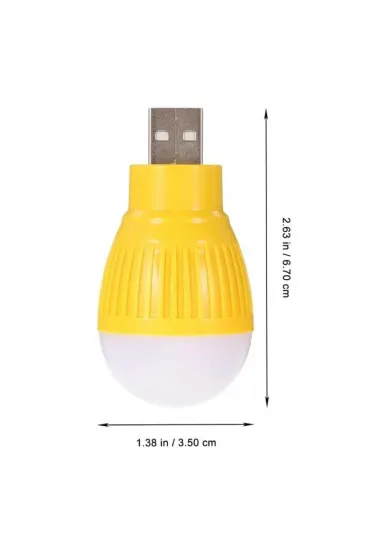 Powermaster Pm-34389 Usb Beyaz Gece Lambası Mini Ampul Aydınlatma Powermaster Pm-34389 Usb Beyaz Gece Lambası Mini Ampul Aydınlatma