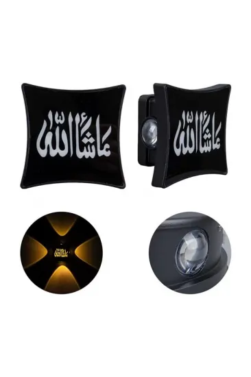 Powermaster Pm-24448 3000k Maşallah Dekoratif Led Duvar Aplik Powermaster Pm-24448 3000k Maşallah Dekoratif Led Duvar Aplik