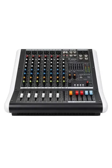 Westa Wm-8pmx 2x400w 8 Kanal Power Mikser Usb, Bluetooth 32dsp Dijital Profesyonel Ses Mikseri