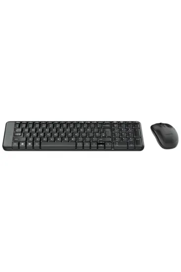Logitech Mk220 Q Tr Siyah Kablosuz Klavye Mouse Set