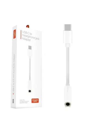 Powerway Ac04 Type-c To 3.5 Mm Aux Kulaklık Dönüştürücü Powerway Ac04 Type-c To 3.5 Mm Aux Kulaklık Dönüştürücü
