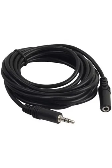 3.5 Mm Stereo Erkek/dişi 5 Metre Uzatma Kablo