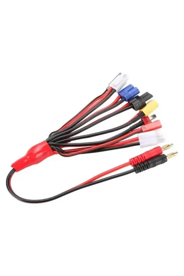 Powermaster Pm-24266 Htrc 8 İn 1 Lipo Batarya Banana Şarj Kablo Seti Powermaster Pm-24266 Htrc 8 İn 1 Lipo Batarya Banana Şarj Kablo Seti