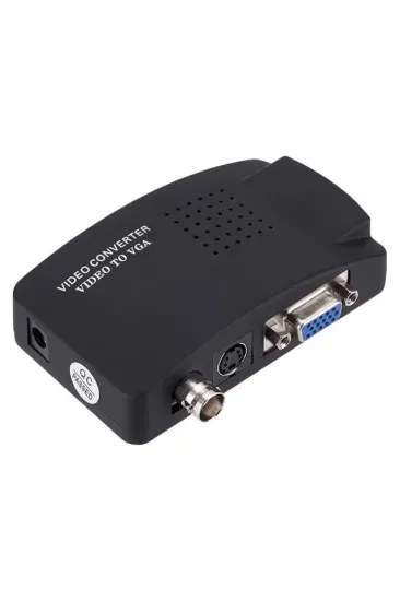 Powermaster Pm-983 Bnc S-video Vga'dan Vga'ya Görüntü Dönüştürücü 1080p Destekli