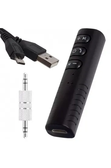 Powermaster Bt-801 Oto Araç Bluetooth Aux Müzik Alıcı Çevirici Kiti