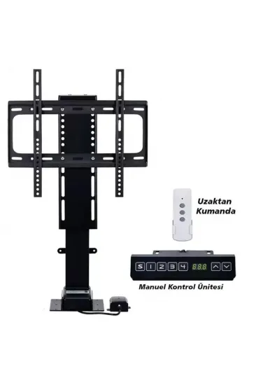 Powermaster Pm-24928 32 - 57 İnç Ayarlanabilir Yükseklik Uzaktan Kumandalı Tv Kaldırma Lift Asansörü Powermaster Pm-24928 32 - 57 İnç Ayarlanabilir Yükseklik Uzaktan Kumandalı Tv Kaldırma Lift Asansörü