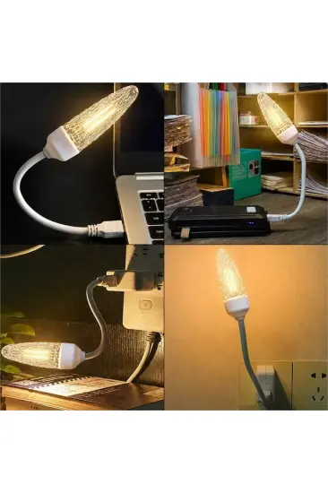 Powermaster Pm-25793 Esnek Gövdeli Usb Günışığı Cob Led Edison Masa Ve Kitap Okuma Lambası Powermaster Pm-25793 Esnek Gövdeli Usb Günışığı Cob Led Edison Masa Ve Kitap Okuma Lambası
