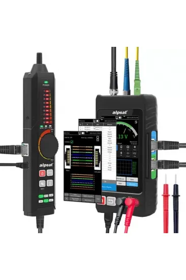 Alpsat As328 Rj45 - Fiber Optik Çok Fonksiyonlu Kablo Test Cihazı Alpsat As328 Rj45 - Fiber Optik Çok Fonksiyonlu Kablo Test Cihazı