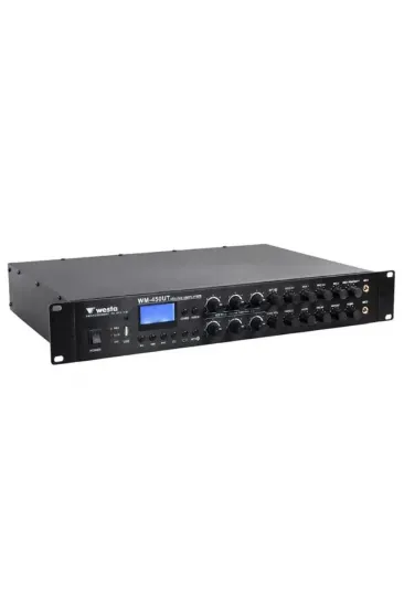 Westa Wm-450ut 450w 6 Bölge Kontrollü Profesyonel Mikser Anfi Bluetooth, Usb Ve Eko Destekli Hat Trafolu Güç Ünitesi