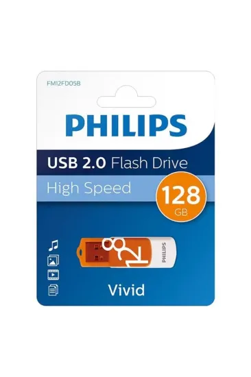 Philips Vivid Serisi 128gb Usb 2.0 High Speed Flash Bellek (fm12fd05b/00) Philips Vivid Serisi 128gb Usb 2.0 High Speed Flash Bellek (fm12fd05b/00)