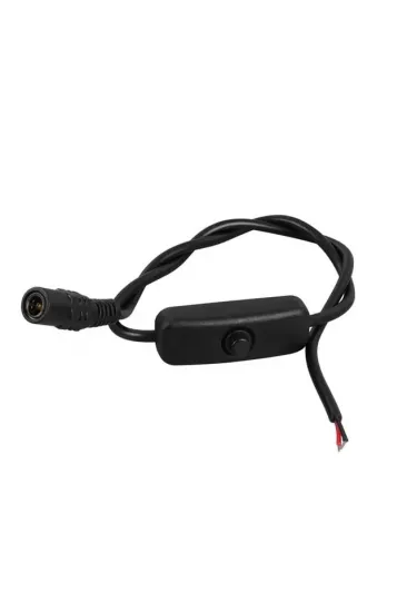 Powermaster Pm-26710 Anahtarlı  5.5*2.5 Mm Uç Dc Kablo 30 Cm