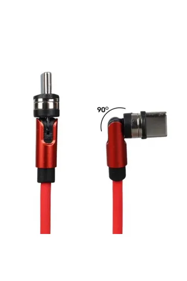 Powermaster Pm-25904 3 İn 1 Kırmızı Çok Amaçlı Taşınabilir Şarj Kablosu Powermaster Pm-25904 3 İn 1 Kırmızı Çok Amaçlı Taşınabilir Şarj Kablosu