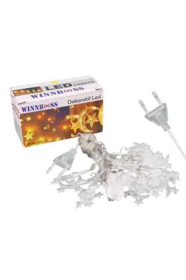 Winnboss Wn-1181 5 Metre 20 Ledli Ay Yıldızlı Günışığı Sabit Led Dekoratif Aydınlatma 5 Watt
