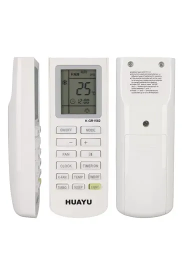 Huayu K-gr1582 Üniversal Gree Akıllı Klima Kumandası Huayu K-gr1582 Üniversal Gree Akıllı Klima Kumandası