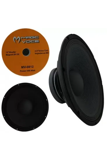 Magicvoice Mv-0812 30 Cm Yedek Hoparlör (mv-3412 İçin) Magicvoice Mv-0812 30 Cm Yedek Hoparlör (mv-3412 İçin)
