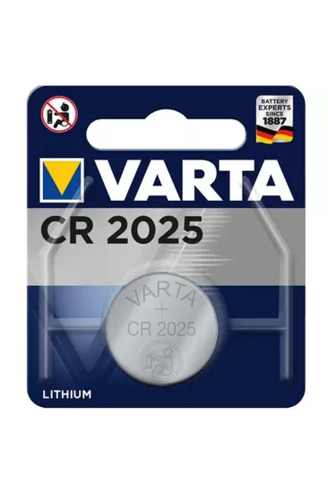 Varta Cr 2025 3 Volt Tekli Lityum Pil Varta Cr 2025 3 Volt Tekli Lityum Pil