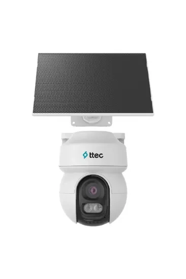 Ttec Slr-3330s-mh/sl-4g 3mp 4mm 4g Solar Ptz Güvenlik Kamerası + Kesintisiz Enerji Ve Kablosuz İzleme