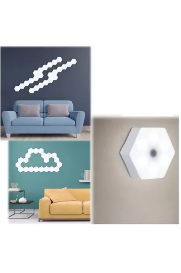 Powermaster Mx-359 Üçlü Altıgen Kumandalı Pilli Dokunmatik Tezgah Altı Led Aydınlatma Powermaster Mx-359 Üçlü Altıgen Kumandalı Pilli Dokunmatik Tezgah Altı Led Aydınlatma