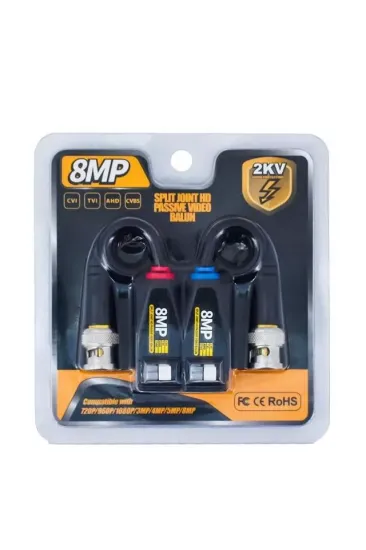 Powermaster 8mp 1080p 2kv 250-400 Metre Hd-tvı-cvı-ahd-cvbs Hd Video Balun Pm-3889 Powermaster 8mp 1080p 2kv 250-400 Metre Hd-tvı-cvı-ahd-cvbs Hd Video Balun Pm-3889