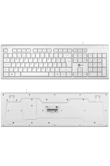 Lenovo Lecoo Kb101 Usb Kablolu Beyaz Türkçe Q Klavye Lenovo Lecoo Kb101 Usb Kablolu Beyaz Türkçe Q Klavye