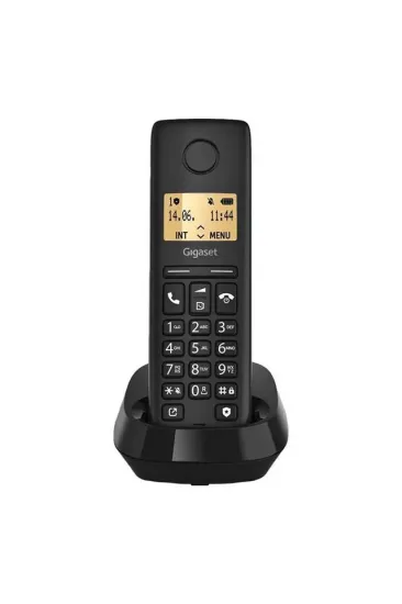 Gigaset Pure 100 Siyah Dect Telsiz Telefon - 14 Saat Konuşma 50 Kişilik Rehber Kapasitesi Gigaset Pure 100 Siyah Dect Telsiz Telefon - 14 Saat Konuşma 50 Kişilik Rehber Kapasitesi