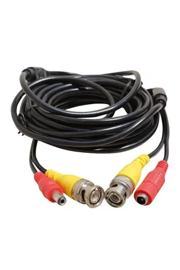 Powermaster Bnc-bnc Kablo+power Kablo Dişi-erkek Jacklı 10 Metre