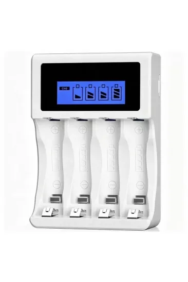 X-level Ch1-201al 4 Yuvalı Lcd Ekranlı Akıllı Aa/aaa Ni-mh Hızlı Pil Şarj Cihazı X-level Ch1-201al 4 Yuvalı Lcd Ekranlı Akıllı Aa/aaa Ni-mh Hızlı Pil Şarj Cihazı