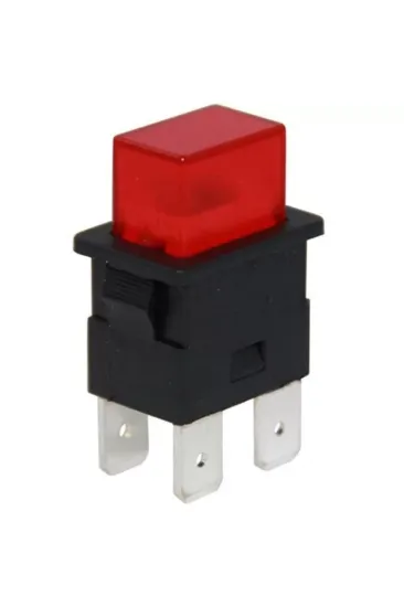 Ic-180h 4 Pinli 220 Volt Kalıcı Basmalı Işıklı Anahtar Ps23-16n Ic-180h 4 Pinli 220 Volt Kalıcı Basmalı Işıklı Anahtar Ps23-16n