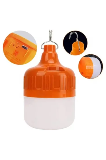 Ledx Ln-or100g 100 Watt Type-c Şarjlı Taşınabilir Asma Kancalı Kamp Çadır Lambası 6500k 1200mah 3 Modlu Abs Malzeme Ledx Ln-or100g 100 Watt Type-c Şarjlı Taşınabilir Asma Kancalı Kamp Çadır Lambası 6500k 1200mah 3 Modlu Abs Malzeme
